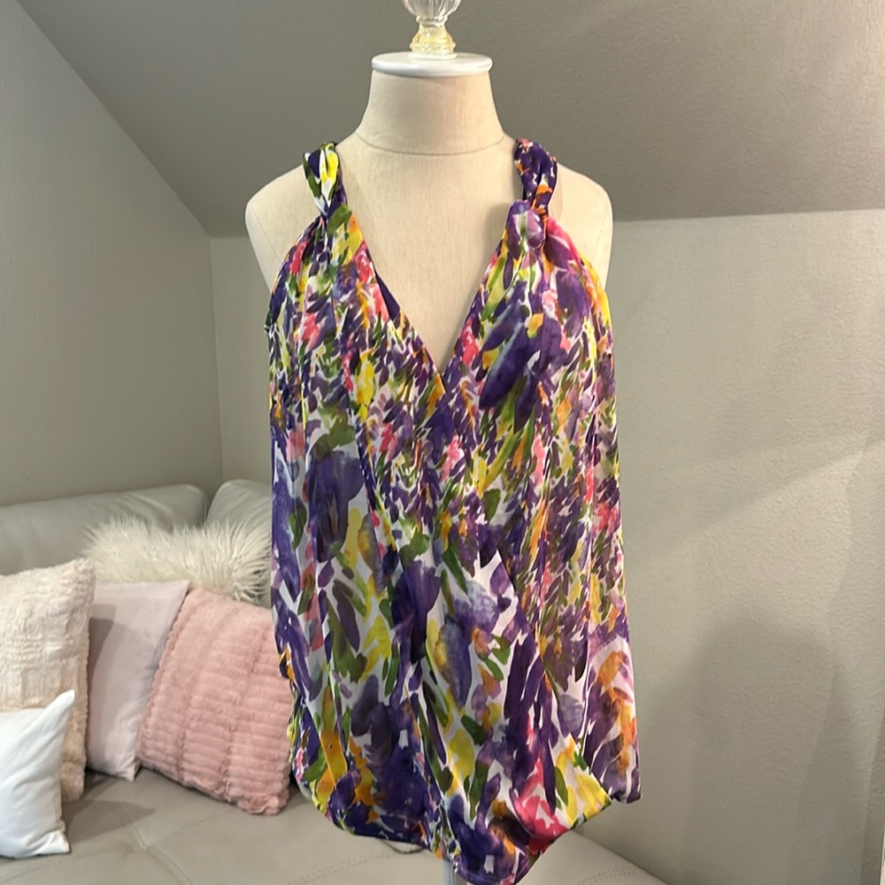 Cabi floral top